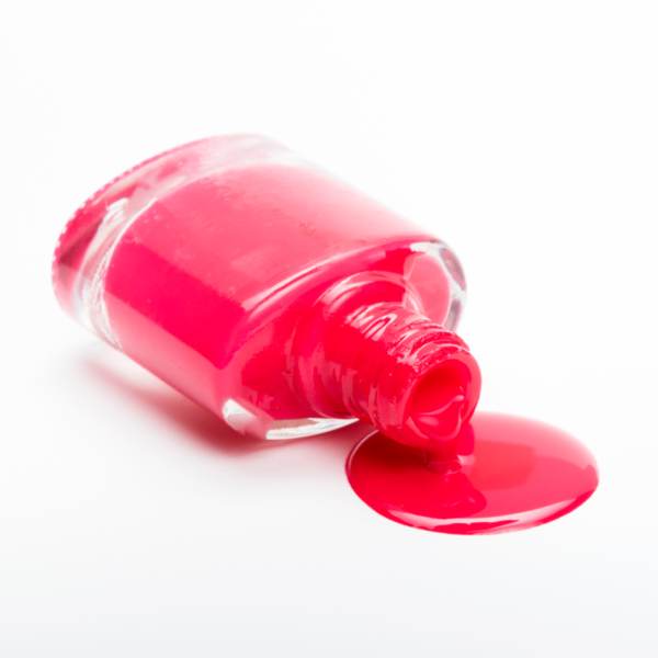 Pink gel polish